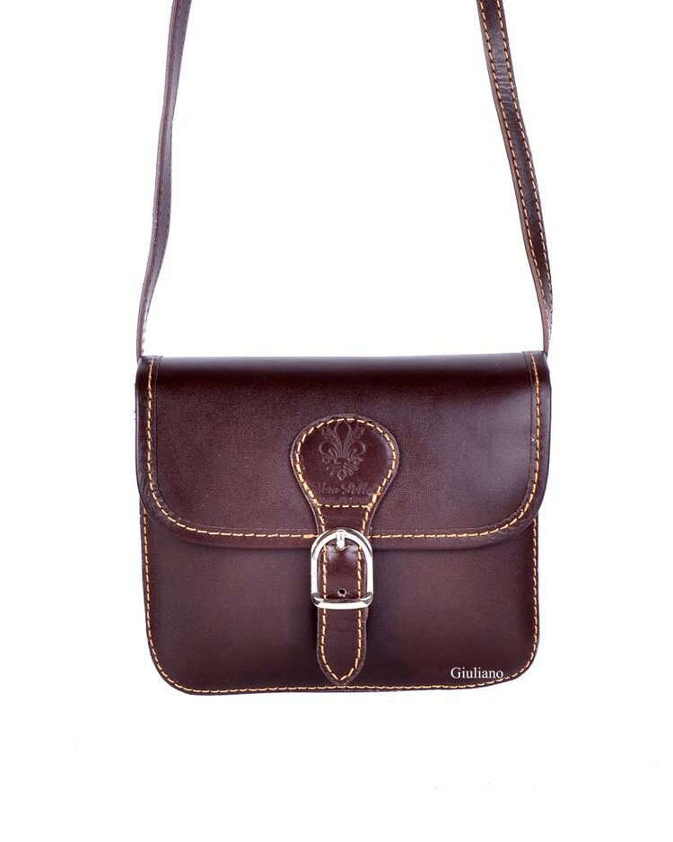 Lederen schoudertasje | 910252