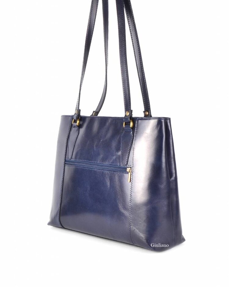 Leder-Handtasche | Langer Henkel | 552287