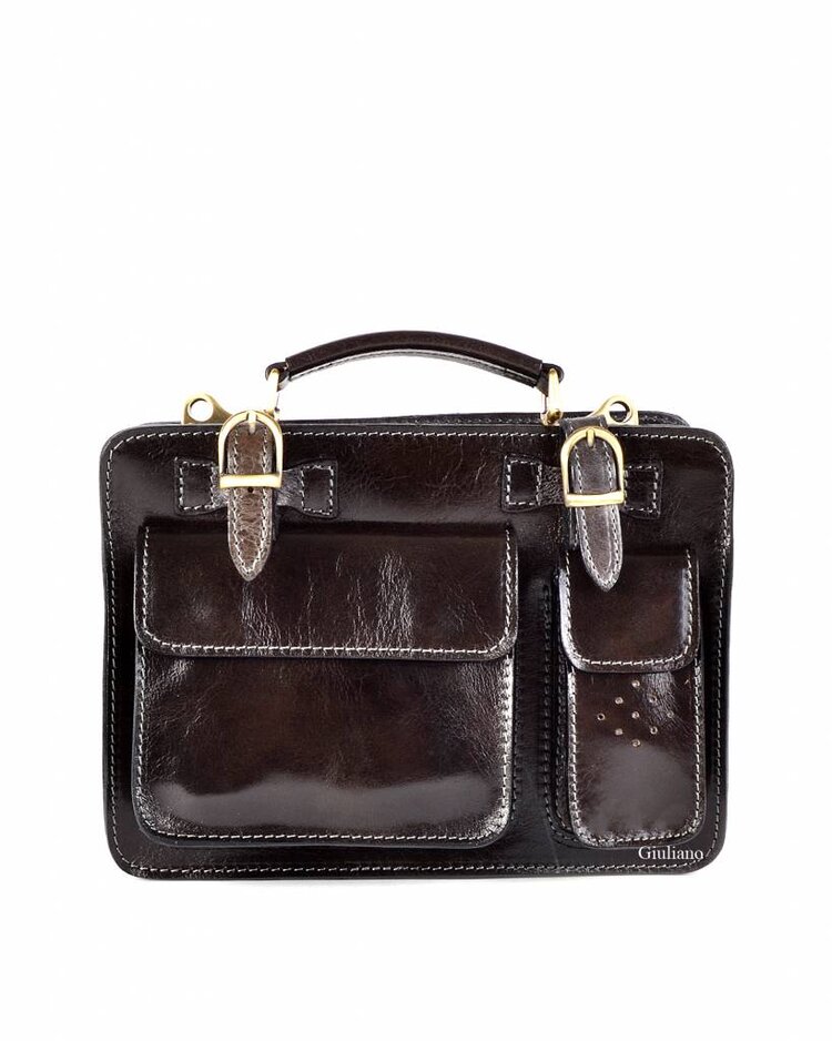 Leather bag | Briefcase | Small