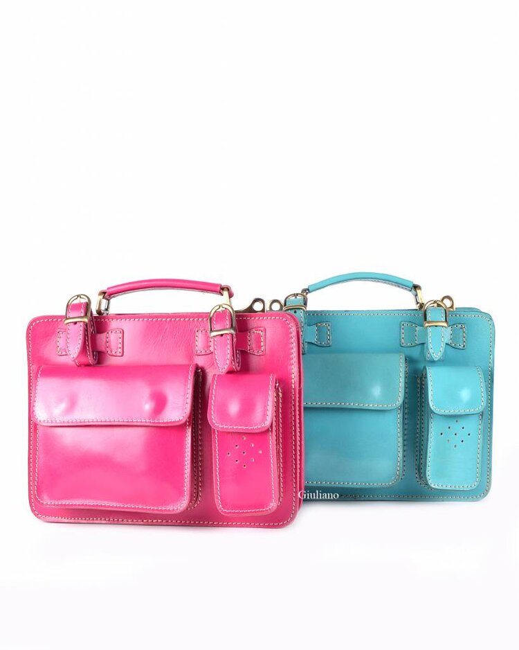 Leather bag | Briefcase | Small