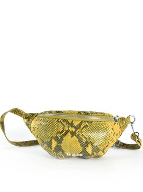 Leder-Gürteltasche | Schlange