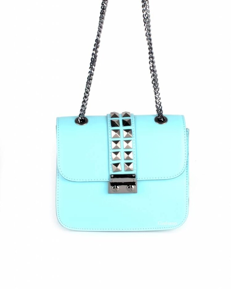 Leather shoulderbag | Studs