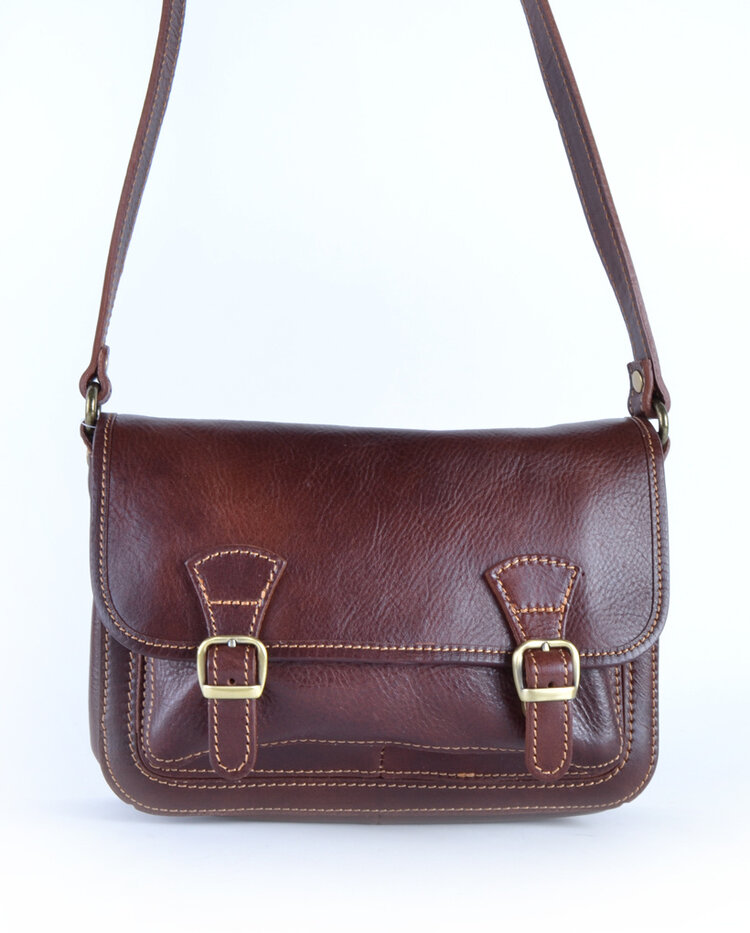 Lederen schoudertas | 552541