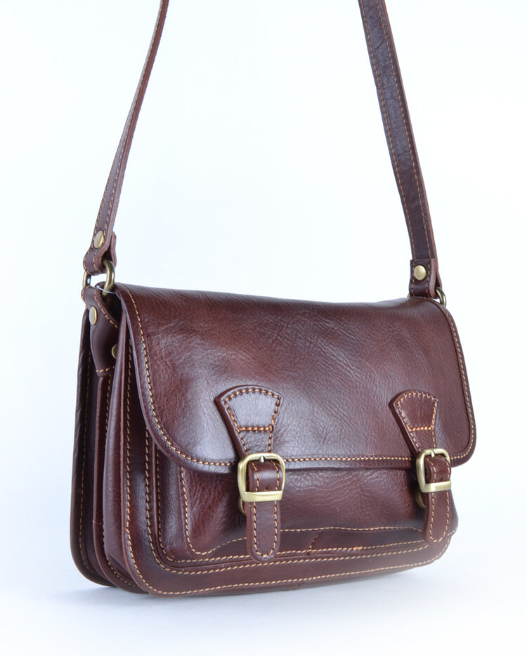 Leather shoulderbag | 552541