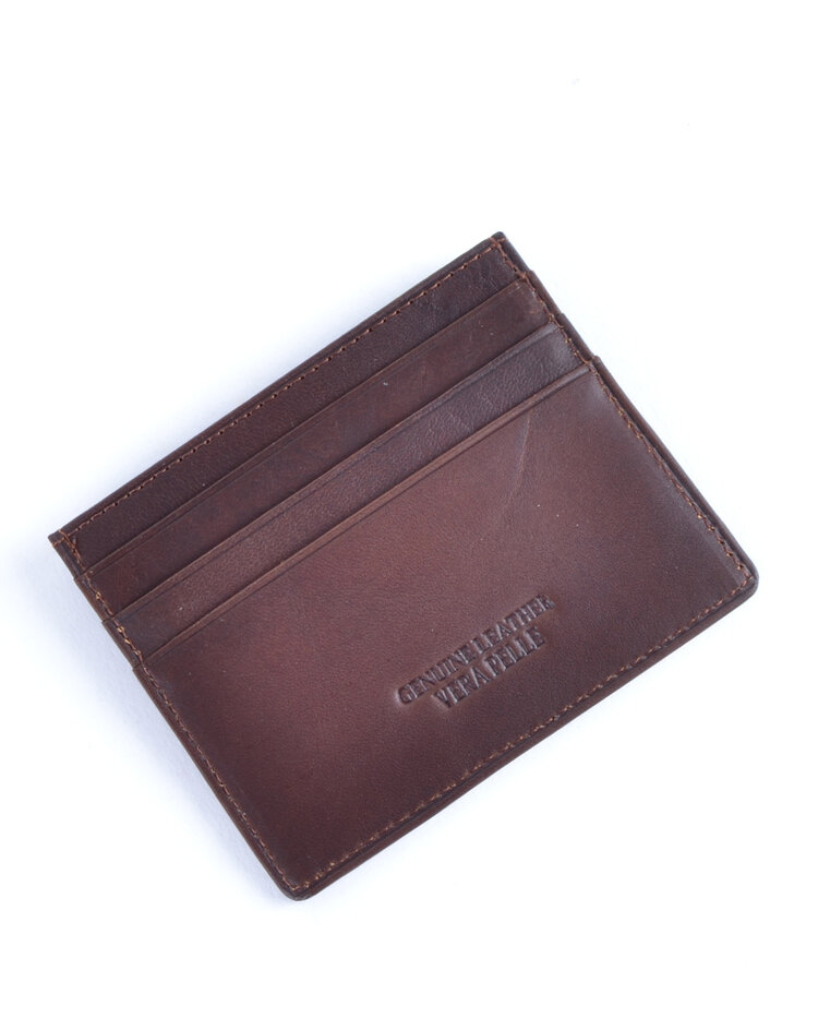 Lederen portemonnee  / pasjeshouder