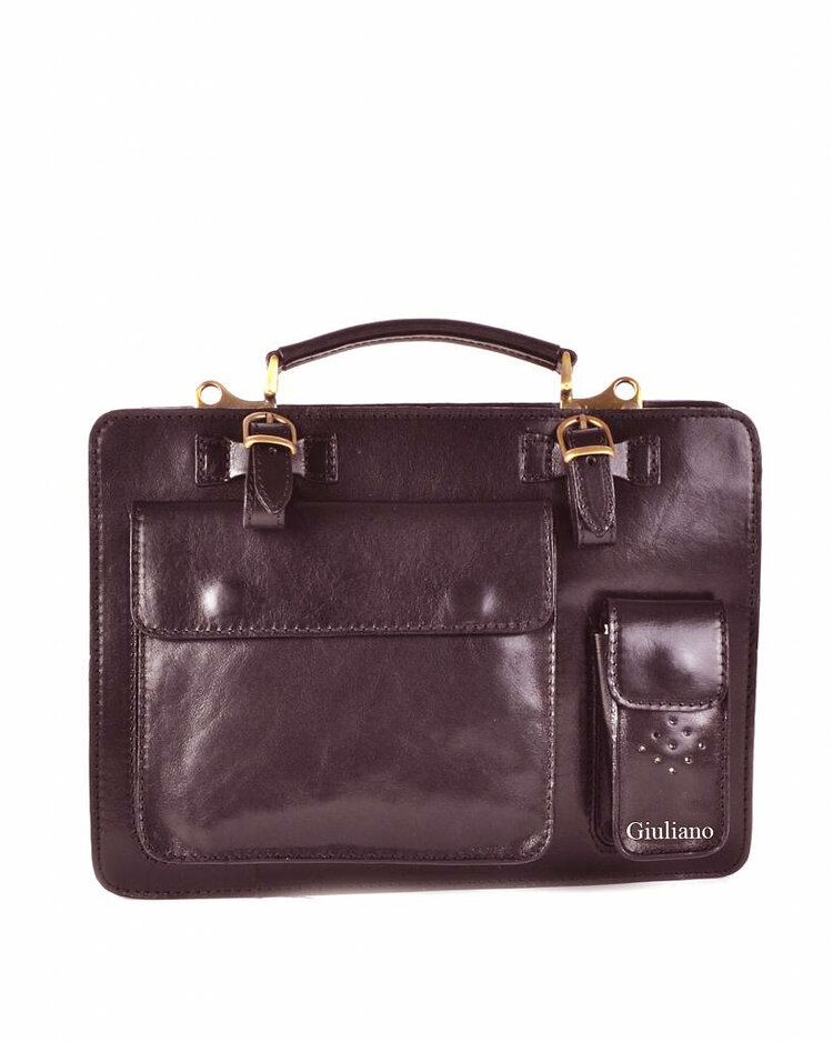Leather bag | Briefcase | Medium