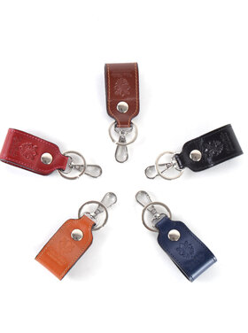 Leather keyring