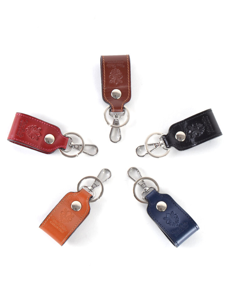 Leather keyring