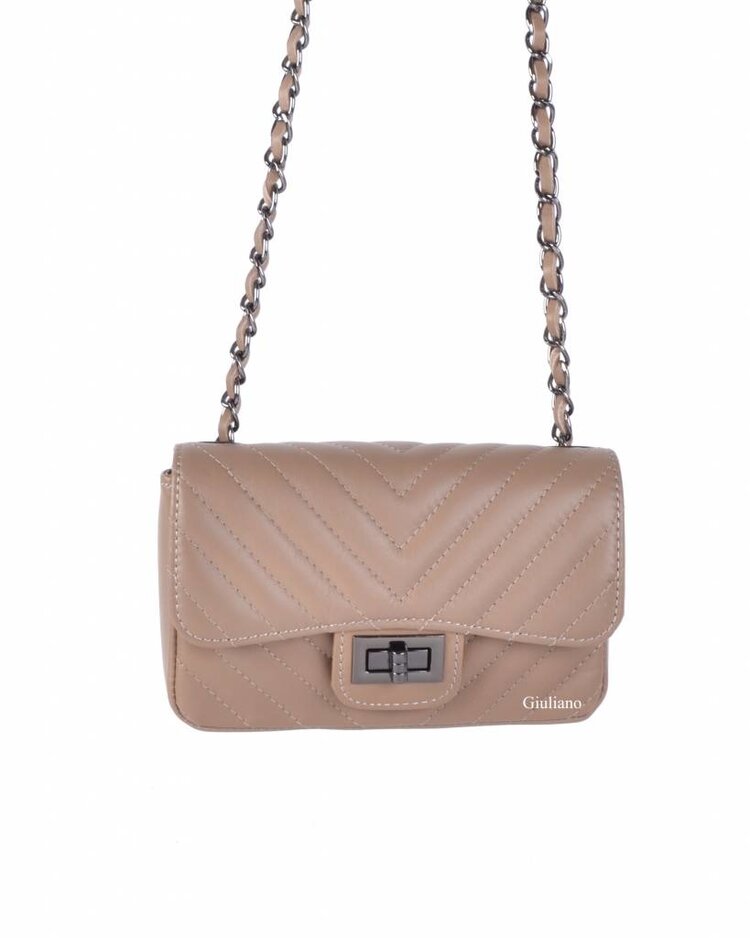 Kleine Leder-Schultertasche