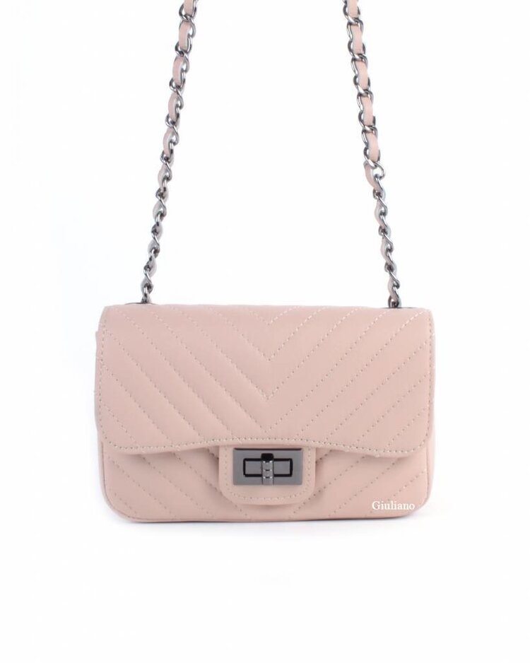 Kleine Leder-Schultertasche