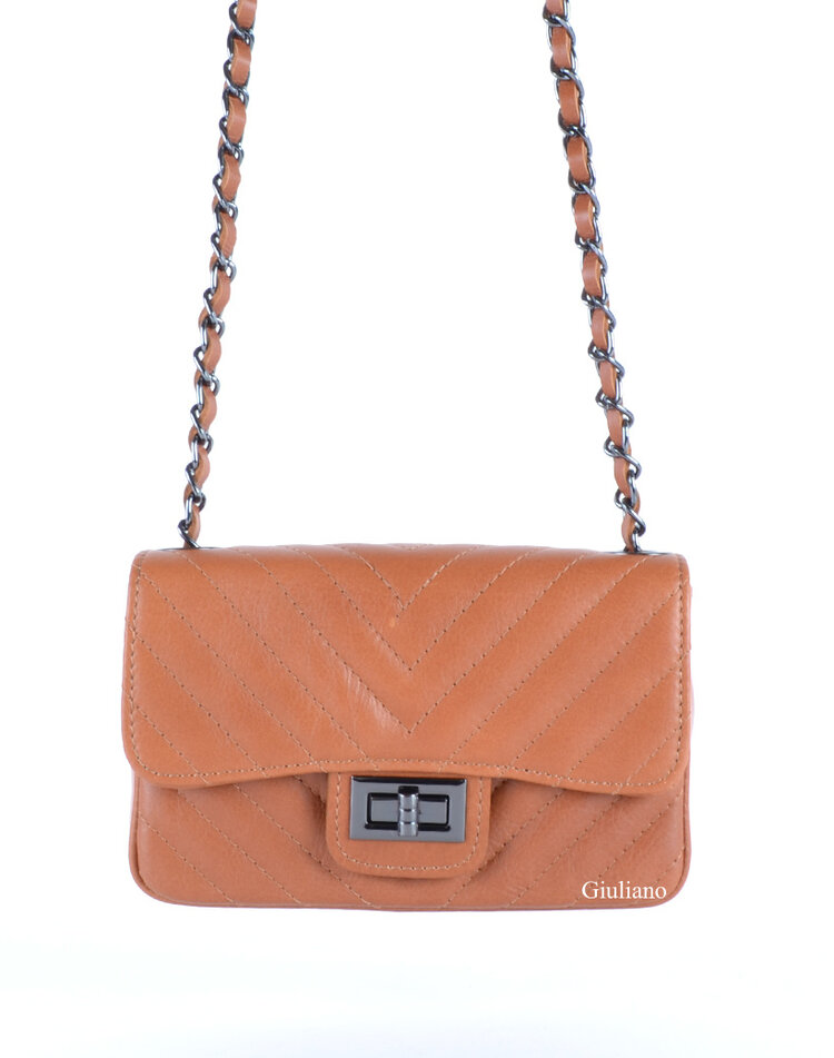 Kleine Leder-Schultertasche