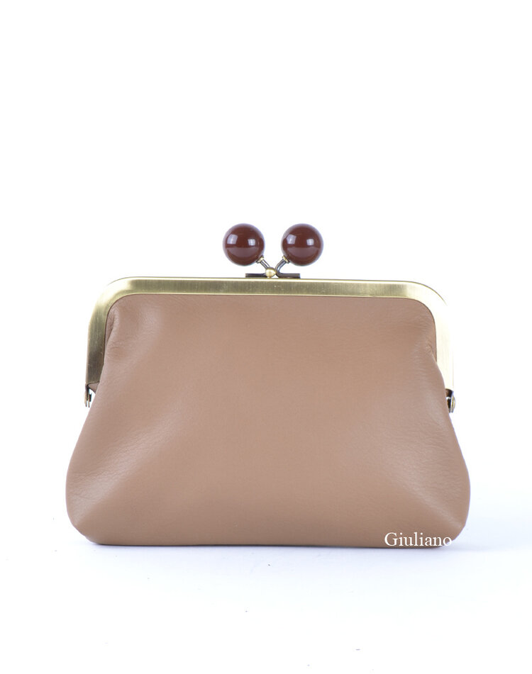 Leather bag/wallet | Maxi | Metallic