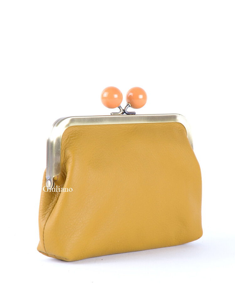 Leather bag/wallet | Maxi | Metallic