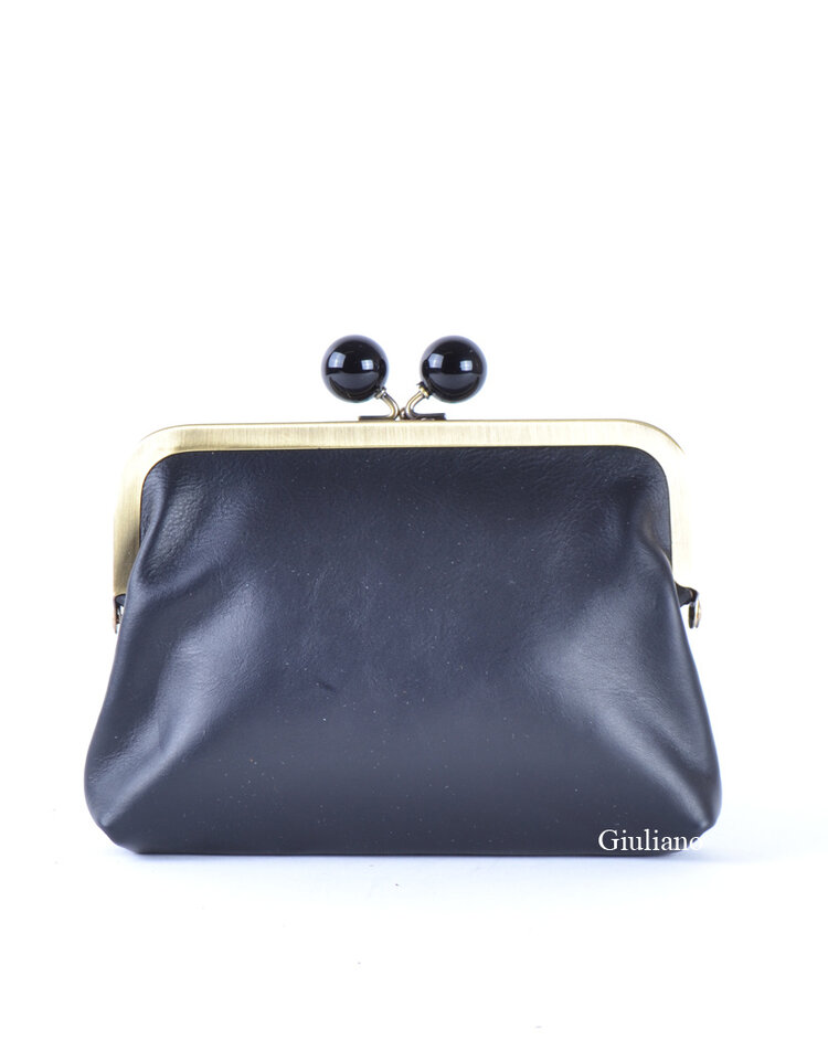 Leather bag/wallet | Maxi | Metallic
