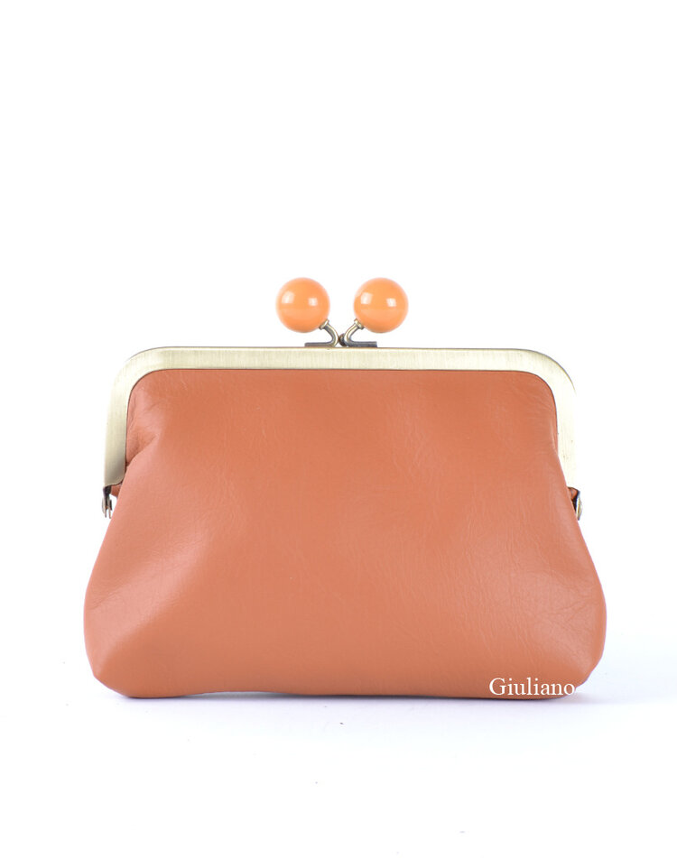 Leather bag/wallet | Maxi | Metallic