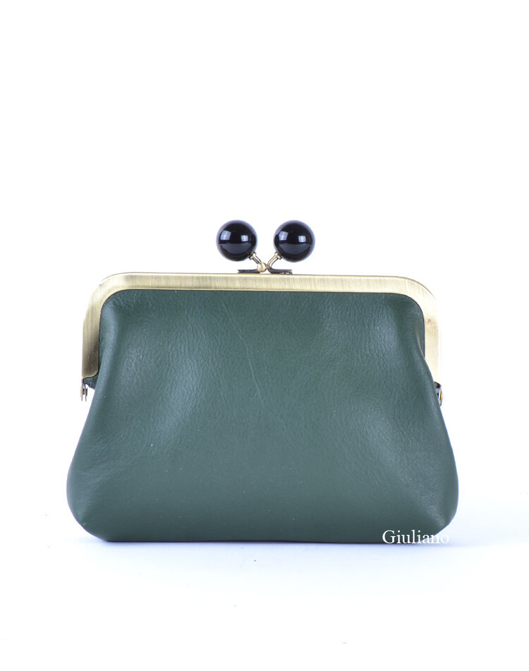 Leather bag/wallet | Maxi | Metallic