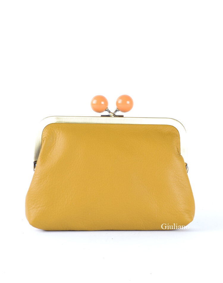 Leather bag/wallet | Maxi | Metallic