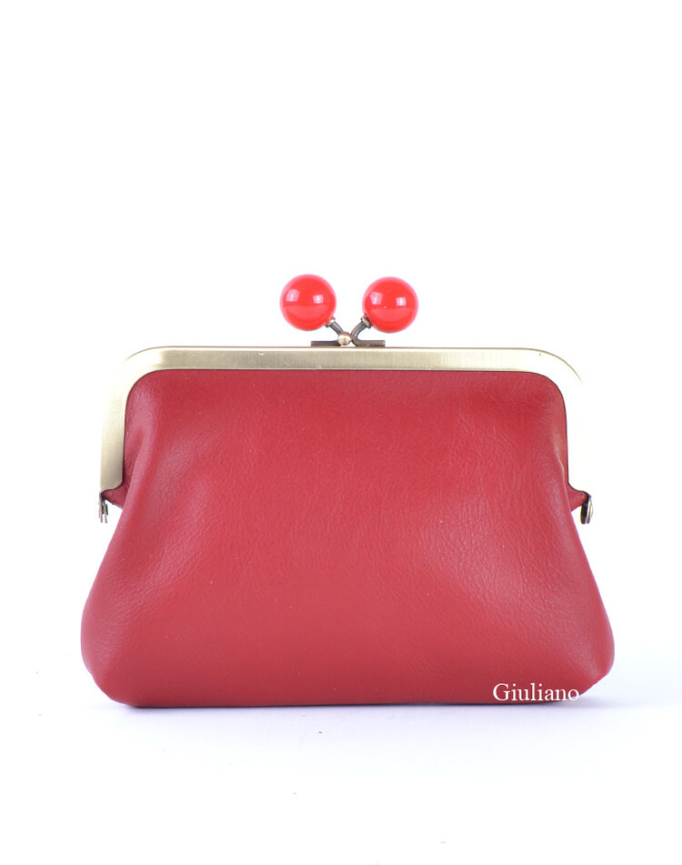 Leather bag/wallet | Maxi | Metallic