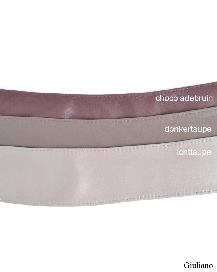 Leather button belt  - Fall