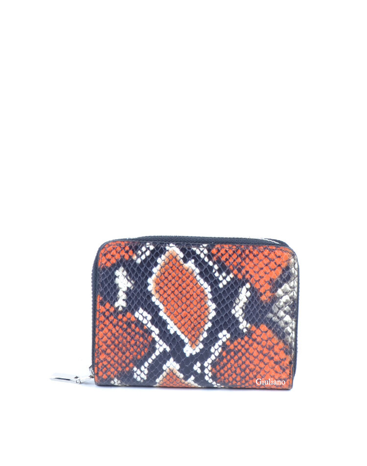 Leather wallet  medium - Snake