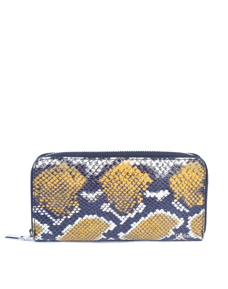 Leather wallet  big - Snake