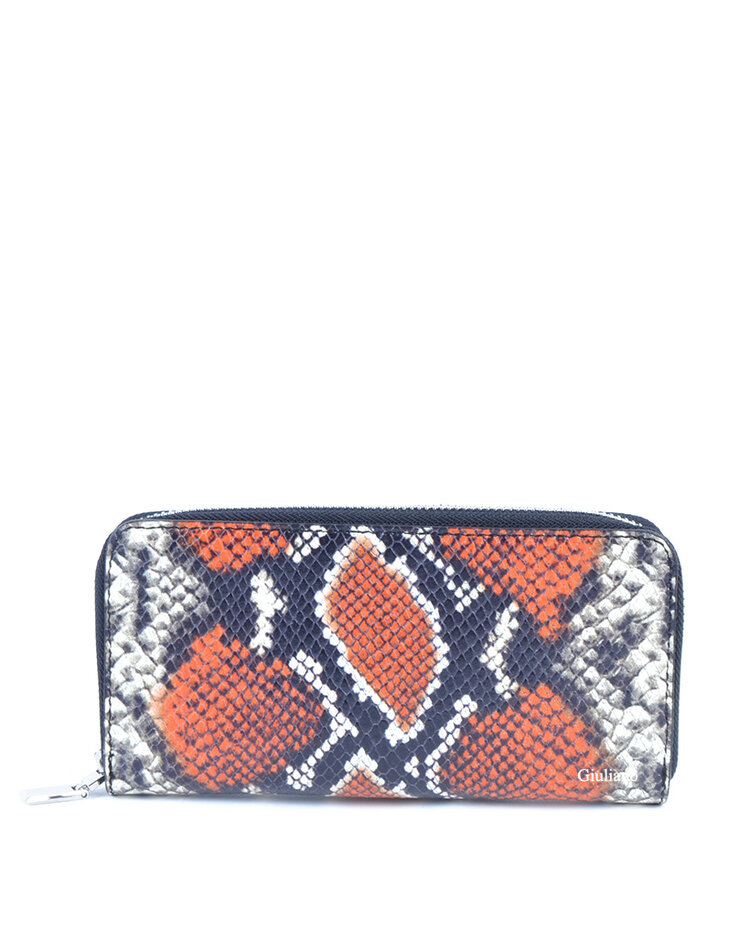 Leather wallet  big - Snake