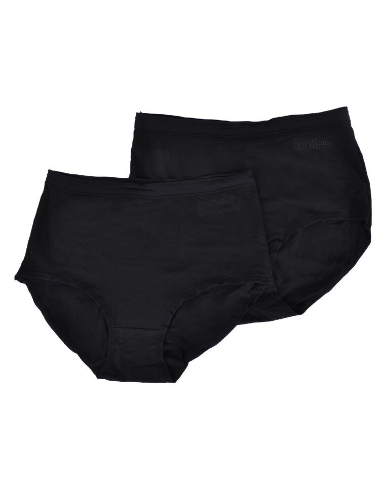 Giuliano Basic Slip High Waist | Zwart