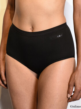 Giuliano Basic Slip High Waist | Schwarz
