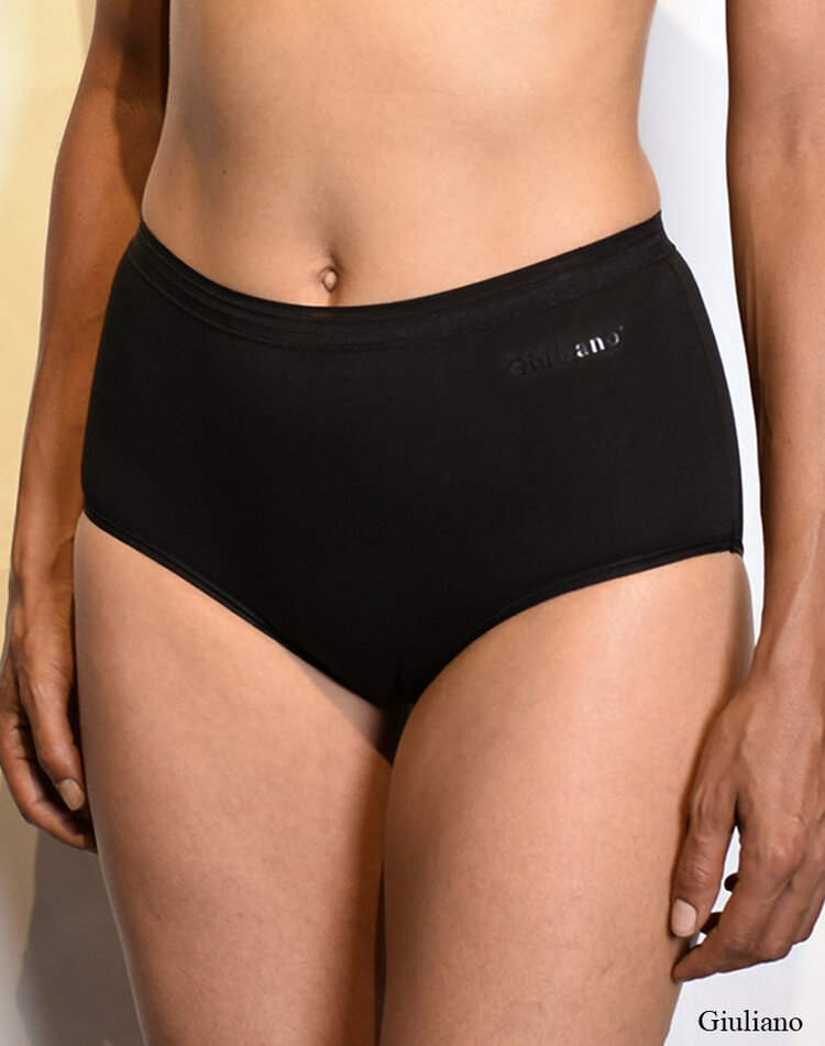 Giuliano Basic Slip High Waist | Schwarz