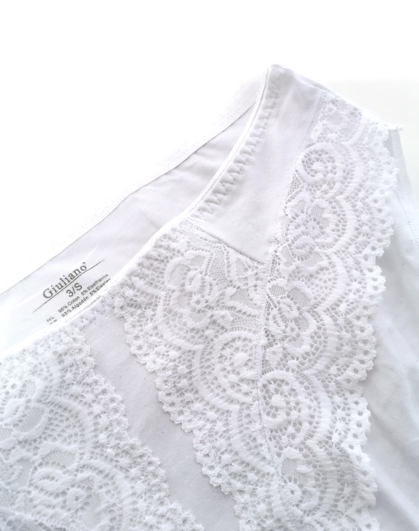 Giuliano Type 1- Slip Lace | Wit, foto 2 van 4