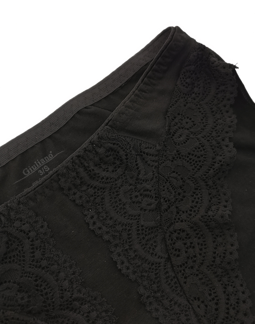 Giuliano Type 1- Slip Lace | Zwart, foto 3 van 5