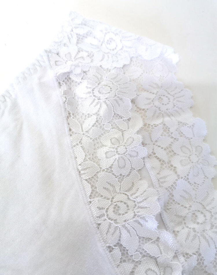 Giuliano Type 2- Slip Lace | White