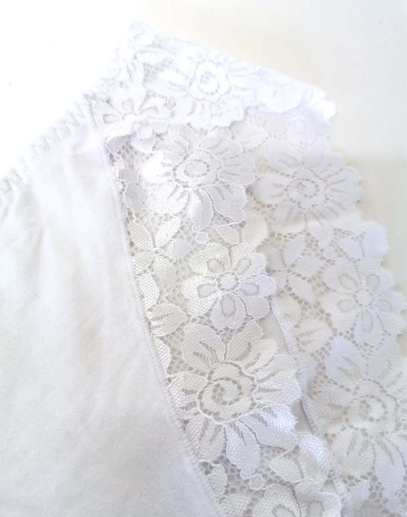 Giuliano Type 2- Slip Lace | Wit, foto 3 van 4