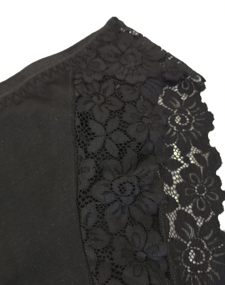 Giuliano Type 2- Slip Lace | Black