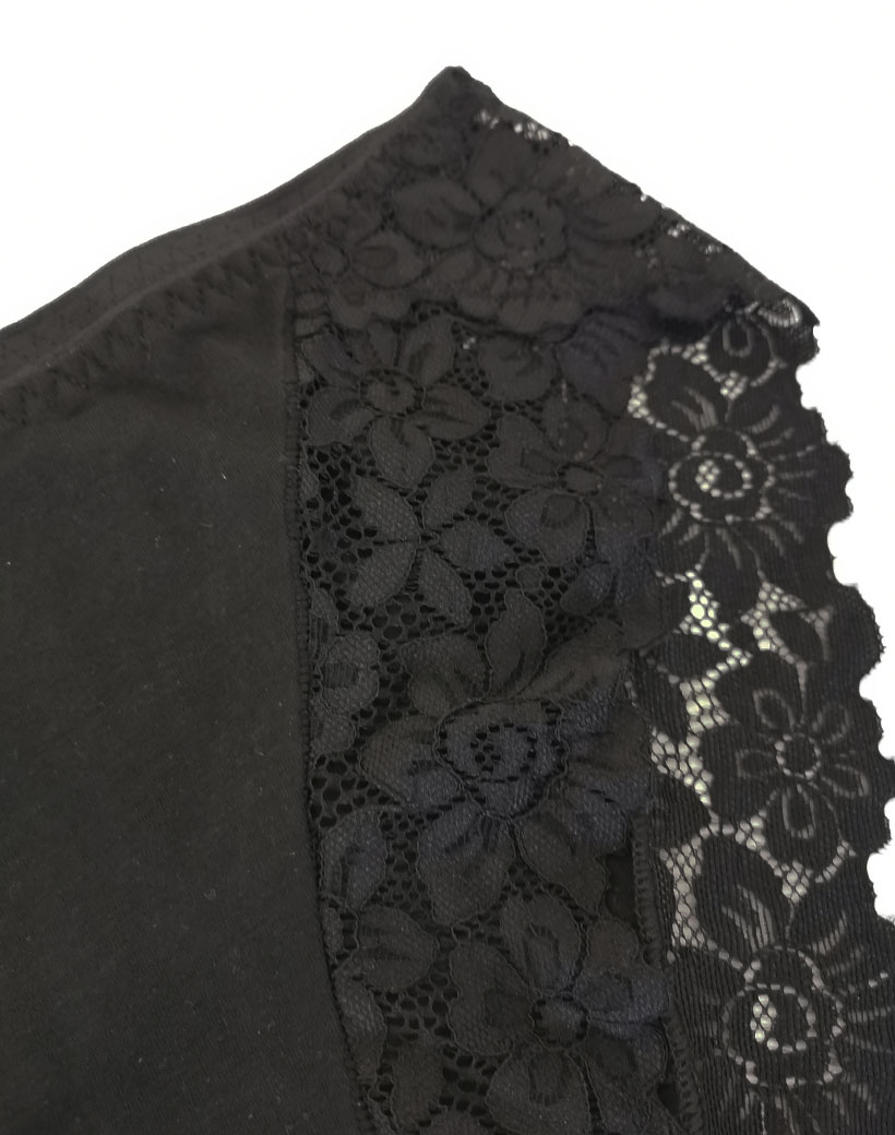 Giuliano Type 2- Slip Lace | Zwart, foto 2 van 4