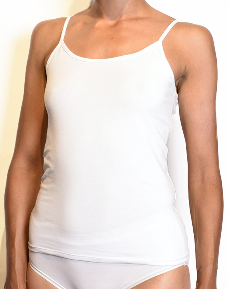 Giuliano Basic Singlet  Wit