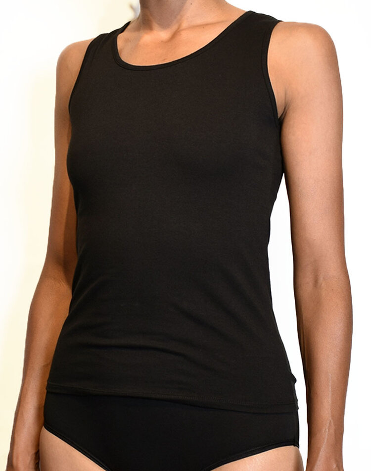 Giuliano Basic Tanktop Schwarz