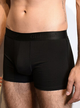Giuliano Basic Boxershorts | Schwarz