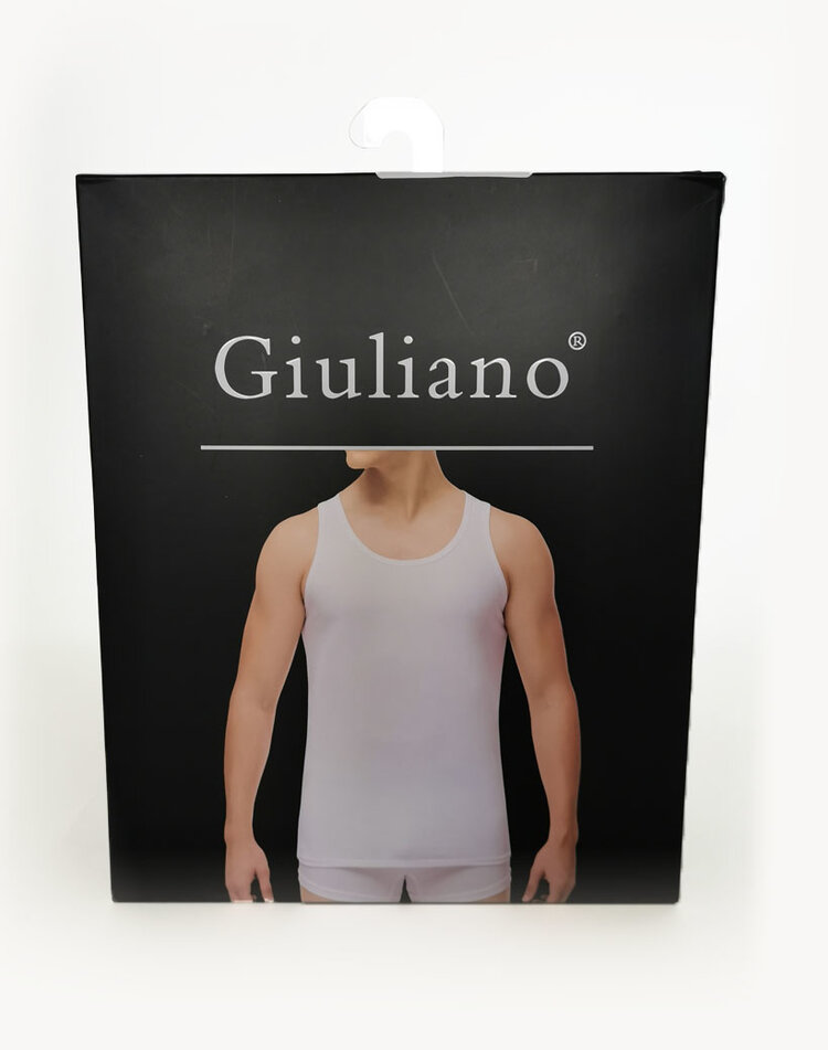 Giuliano Basic Herren-Unterhemd | Schwarz