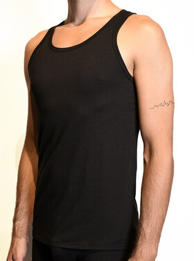 Giuliano Basic Heren Hemdje | Zwart