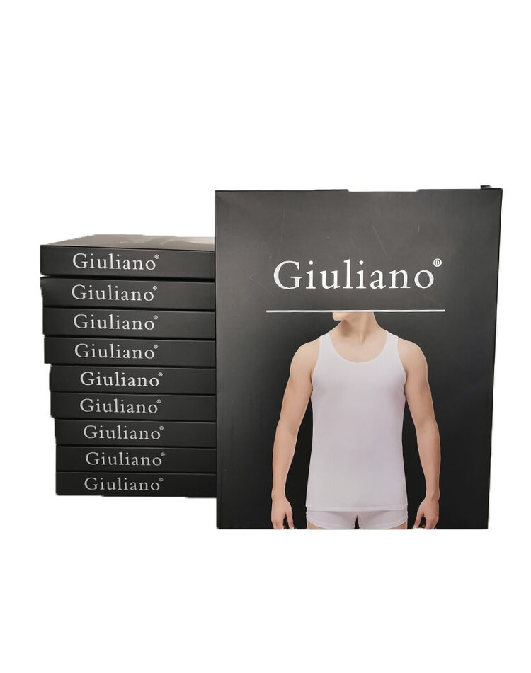 Giuliano Basic Heren Hemdje | Wit