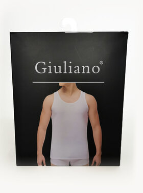 Giuliano Basic Herren-Unterhemd | Weiß