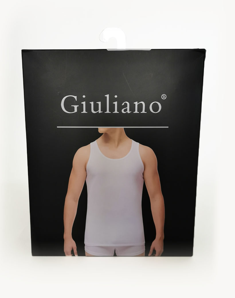 Giuliano Basic Heren Hemdje | Wit