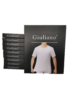 Giuliano Basic Heren T-shirt | Ronde Hals | 10 PACK