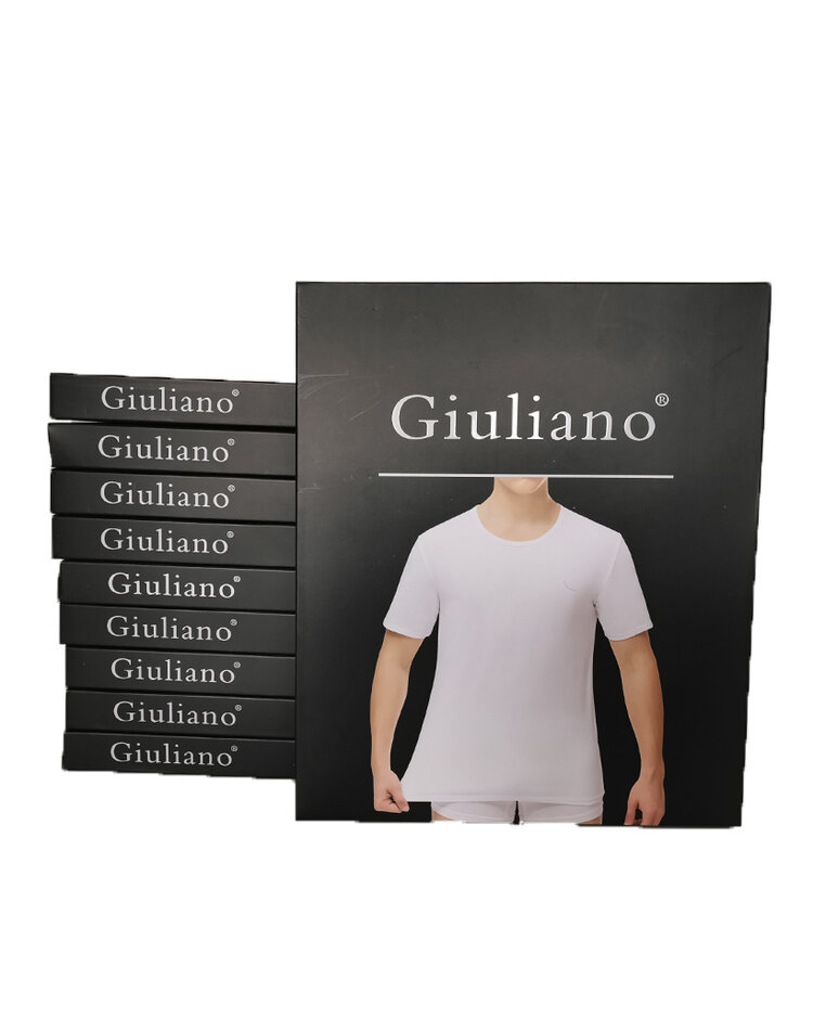 Giuliano Basic Heren T-shirt | Ronde Hals | 10 PACK