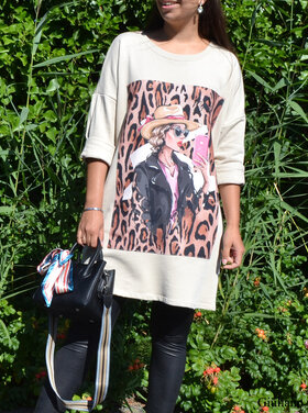 Jurk | 61070 telefoon Beige