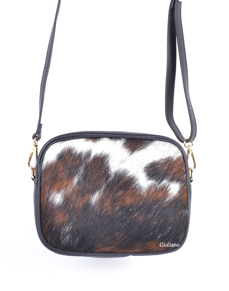 Leather shoulderbag | Cowhide | Print