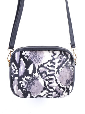 Lederen schoudertas | Vacht | Print