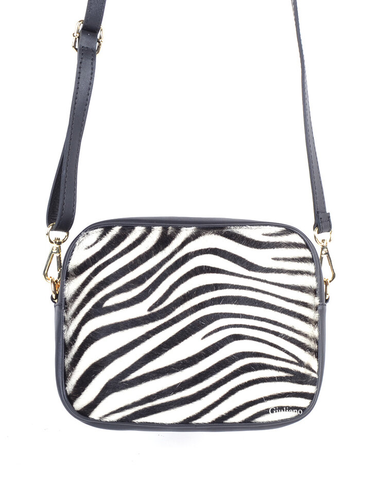 Leather shoulderbag | Cowhide | Print
