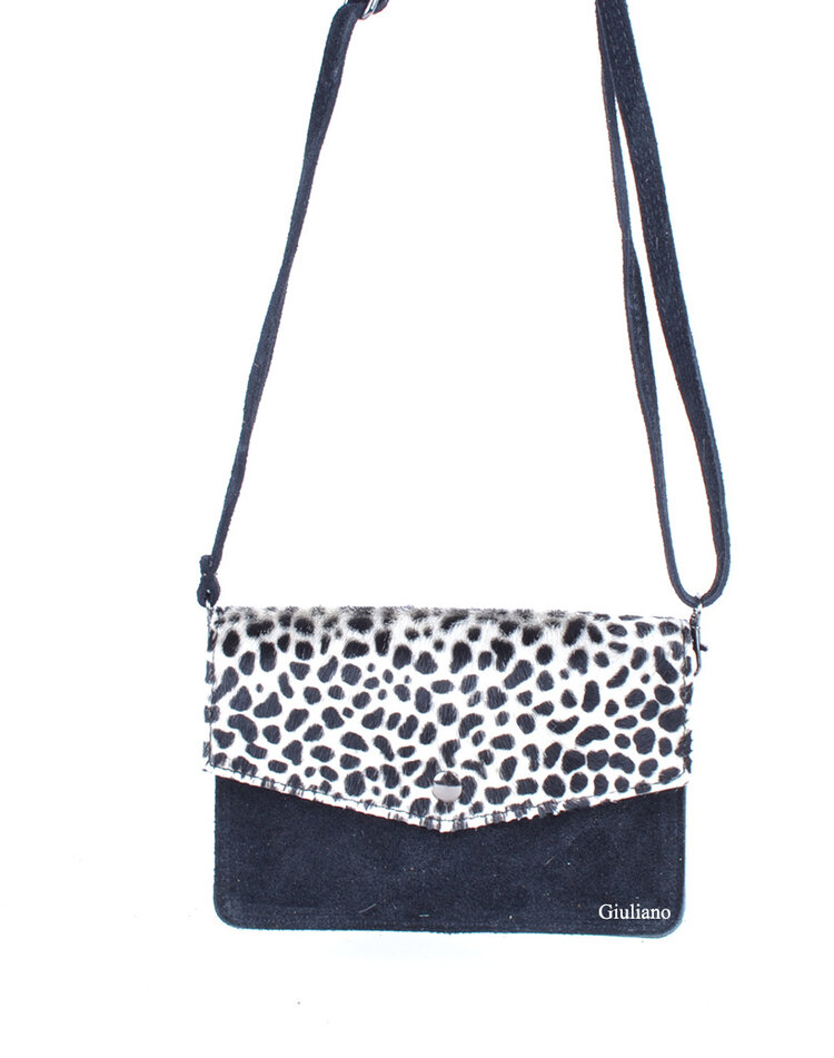 Suède leather shoulderbag | Beltbag | Cowhide | Print | 552626